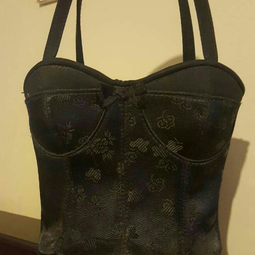 Black corset purse FRANKIE N JOHNNIE